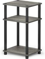 Furinno Just 3-Tier Turn-N-Tube End Table / Side Table / Night Stand / Bedside T... - Image 2