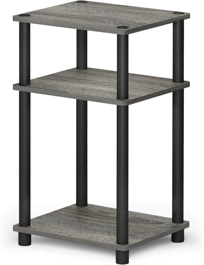 Furinno Just 3-Tier Turn-N-Tube End Table / Side Table / Night Stand / Bedside T... - Image 2