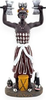 GCK Orisha Yoruba Santo Chango Macho Shango 13"" Inch Statue Figurine Deity Thun... - Image 2