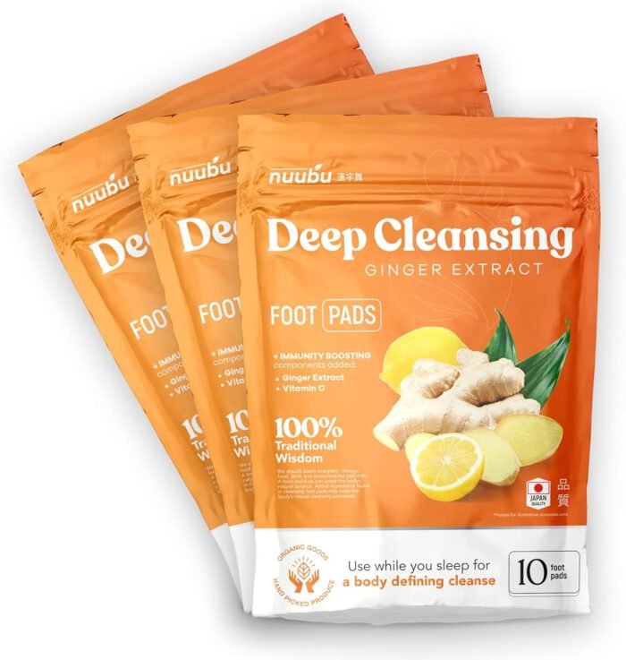 | Ginger Deep Cleansing Foot Pads for Better Sleep & Foot Care | Premium Japanes... - Image 2