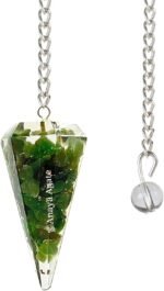 Green Jade Pendulum – Orgone Crystal Pendulum – Dowsing Pendulum for Divination,... - Image 2