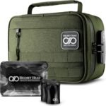 HELMET HEAD Large Smell Proof Bag & Case with Combo Lock - Includes Metal Tray &... - Image 2