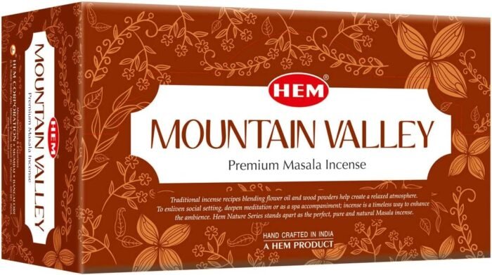 HEM Premium Mountain Valley Masala Incense Sticks | Pure Herbs, Wood Powder | Ar... - Image 2