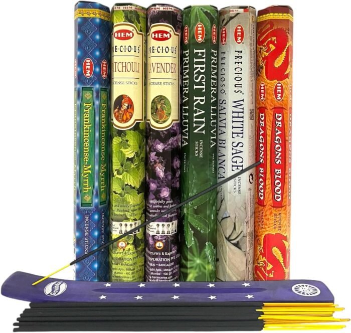 Hem Incense Sticks Variety Pack #1-120 Insence-Sticks (6 Incents x 20 Insense) +... - Image 2