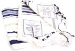 Holy Land Market New Covenant Prayer Shawl, English/Hebrew & Bag 73 X 33 (Israel... - Image 2