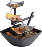 Homedics Tabletop Water Fountain, Home Décor Soothing Sound Machine - Automatic ... - Image 2