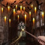 Homemory 12 Pcs Hanging Floating Candles with Wand Remote (Battery Include), Mag... - Image 2