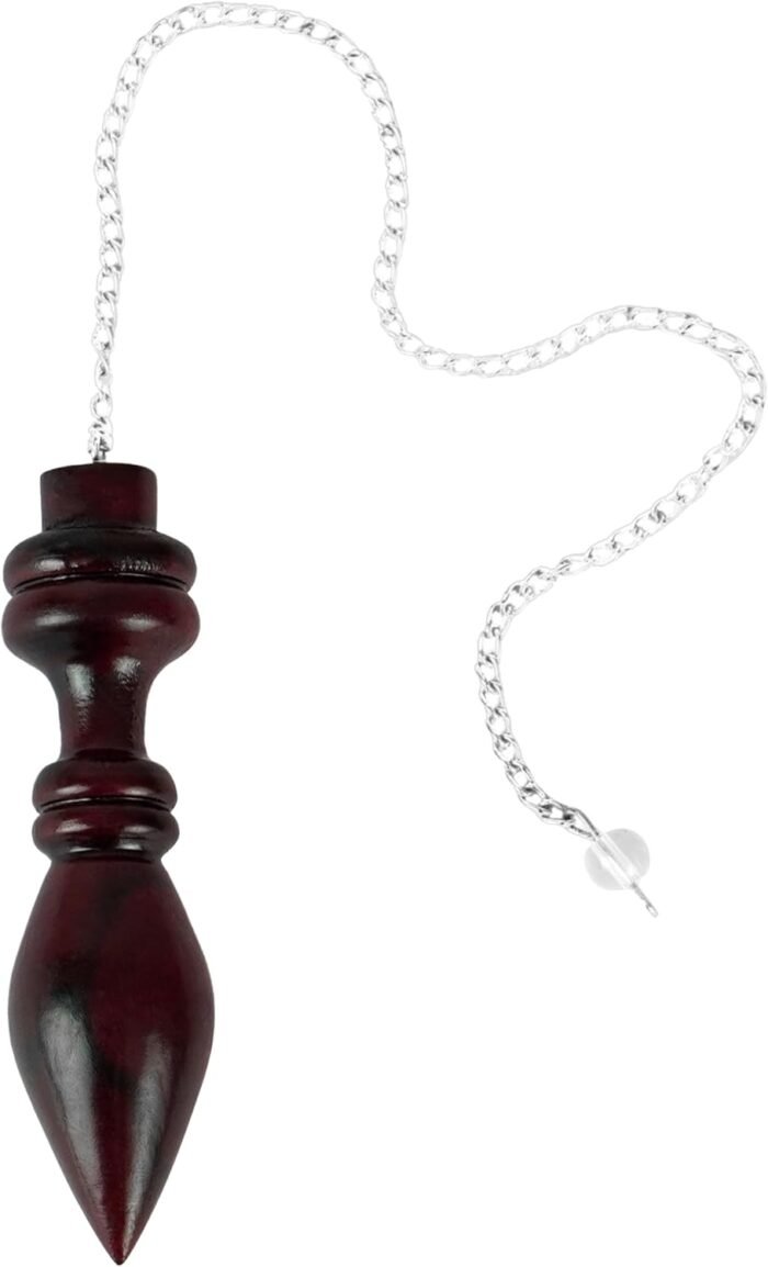 Jet Rosewood Egyptian Pendulum R-6 for Healing, Metaphysical Divination Gemstone... - Image 2