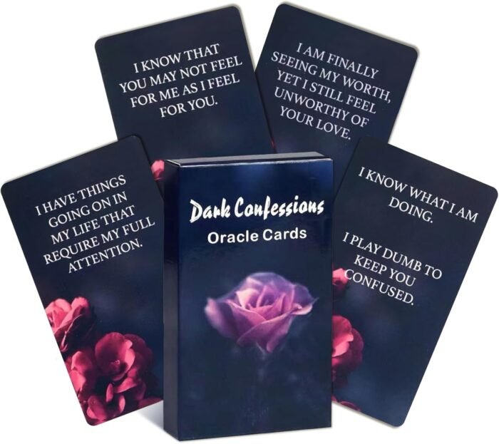 Knana Dark Confessions Oracle Cards Message Oracle Deck, Oracle Cards for Beginn... - Image 2
