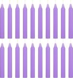 Mega Candles 20 pcs Unscented Lavender Exquisite Mini Taper Spell Candles, 4 Inc... - Image 2