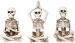 Newman House Studio Halloween Skeleton Decor - Realistic Meditating Skeleton Sta... - Image 2