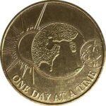 One Day At a Time Universe with the Serenity Prayer Bronze Medallion - Image 2