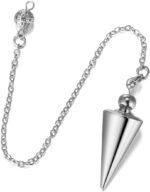 PESOENTH Copper Metal Dowsing Pendulum Divination Dower Reiki Healing Pendulum C... - Image 2