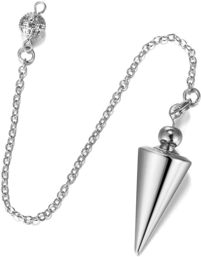 PESOENTH Copper Metal Dowsing Pendulum Divination Dower Reiki Healing Pendulum C... - Image 2