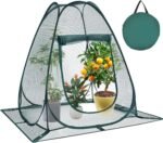 Pop up Garden Netting Cover Plant Guard Cover with Stakes Bird Plant Tent Protec... - Image 2