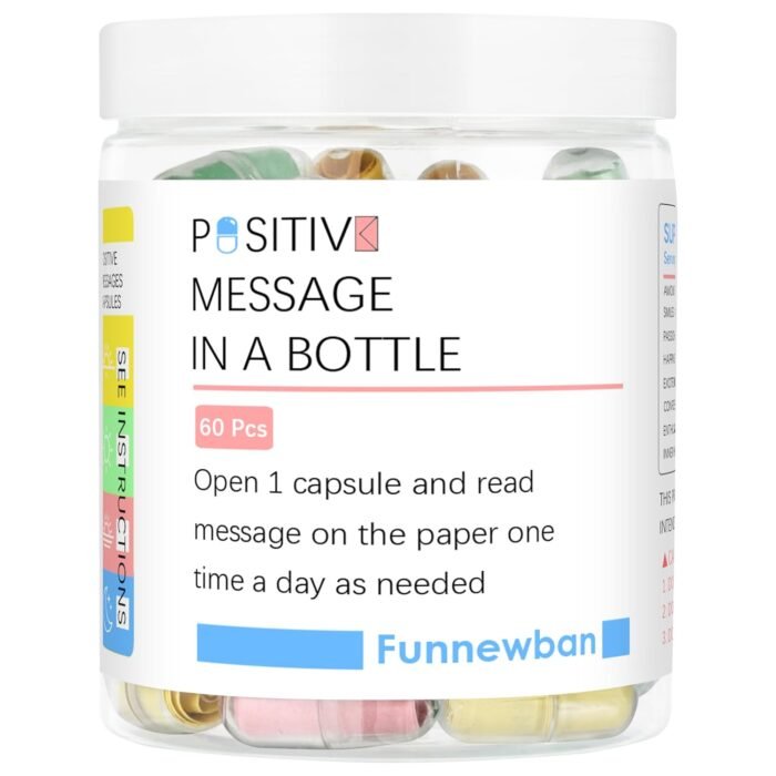 Positive Affirmations Gifts for Women 60 Positive Messages in a Bottle, Stress R... - Image 2