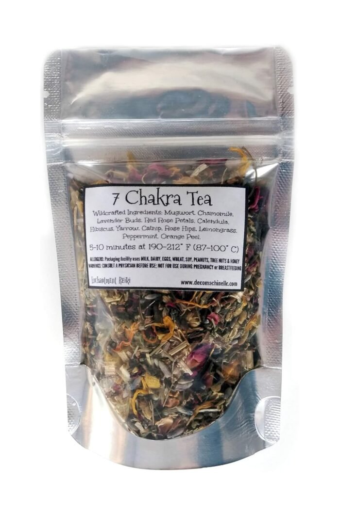 Reiki Charged 7 Chakra Balancing Tea Wildcrafted Loose Leaf Dried Herbs Shaman L... - Image 2