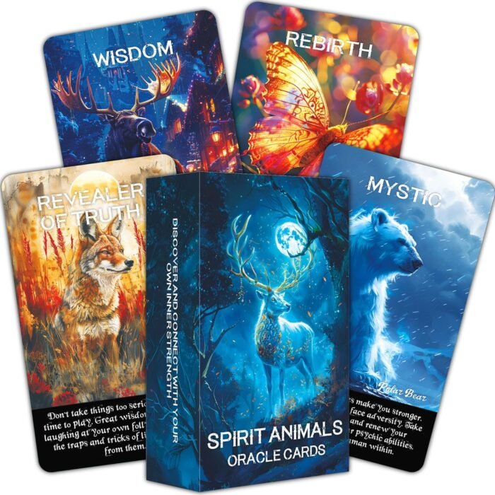 SOULGIST Spirit Animals Oracle Cards for Intuition, Healing Oracle Deck, Spiritu... - Image 2