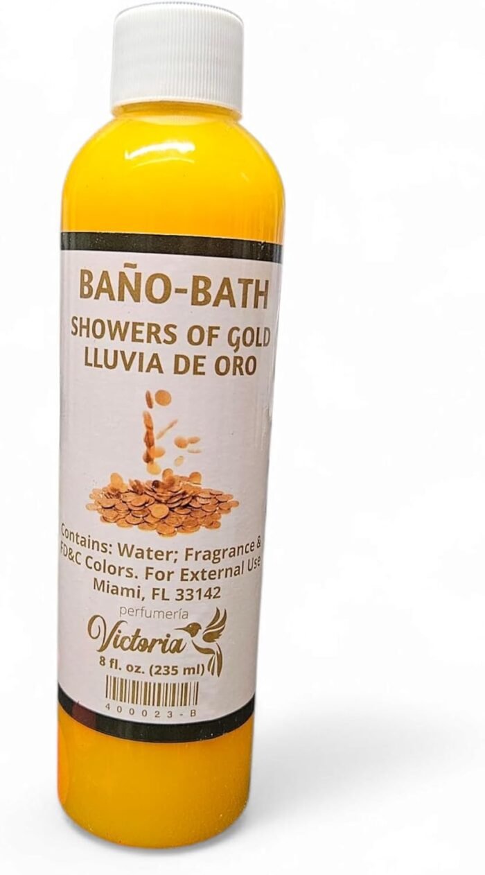 Showers of Gold Bath 8oz – Lluvia de Oro Spiritual Prosperity Ritual Wash by Vic... - Image 2