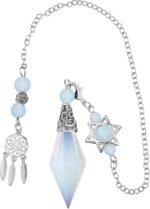 TUMBEELLUWA Reiki Healing Crystal Point Pendulum Dowsing Divination, Reiki Medit... - Image 2