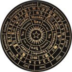 Tarot Pendulum Board Wooden Divination Tool for Spiritual Exploration Decor Uniq... - Image 2