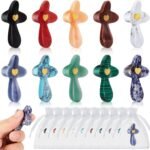 Threehoney 10 Pcs Cross My Heart, Encouragement Gift Small Stones Handheld Pocke... - Image 2