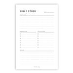Todaisy Paper Bible Study Supplies 5.5 x 8.5 Church Notes Notepad, Bible Journal... - Image 2