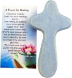 Westmon Works Hand Held Cross with A Prayer for Healing Holy Card Gift Set - Image 2