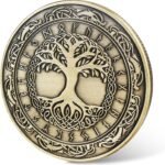 Viking Yggdrasil Coin - Viking Runes Tree of Life Coin - Norse Mythology Protect... - Image 5