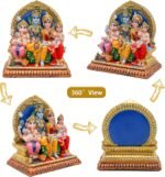 alikiki Full Shiva Family Statue - 5.1Inch Murti Shiva Family Diwali Gift Pooja ... - Image 3