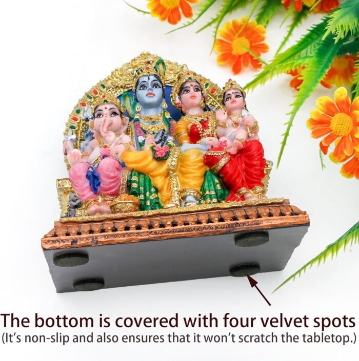 alikiki Full Shiva Family Statue - 5.1Inch Murti Shiva Family Diwali Gift Pooja ... - Image 6