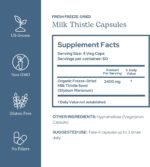 Eclectic Herb - Premium Freeze Dried Milk Thistle Capsules | Dietary Supplement ... - Image 3