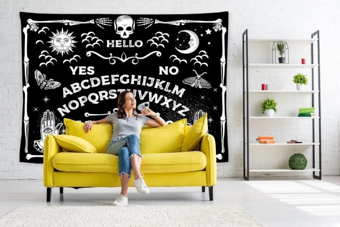 Feelacle Mysterious Divination Wall Hanging - Ouija Board Tarot Tapestry 80" X 6... - Image 6