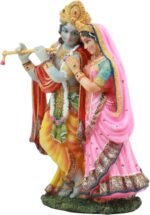 Ebros Gift Eastern Enlightenment Hindu Vedic Radha and Krishna Statue 8" Tall Av... - Image 4