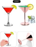 17 oz Cocktail Shaker Bartender Set, Stainless Steel Martini Shaker, Mixing Spoo... - Image 4