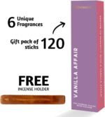 Folkulture Incense Sticks with Holder for Gift | Set of 6 (120 Insence-Stick) Or... - Image 3
