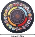 Board Dowsing Divination, Altar Tarot Card Pad, Dowsing Ceremony Rubber Mat, Dow... - Image 7