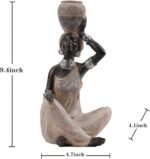 Leekung African Statue for Home Decoration,African Statues and Sculptures Table ... - Image 3