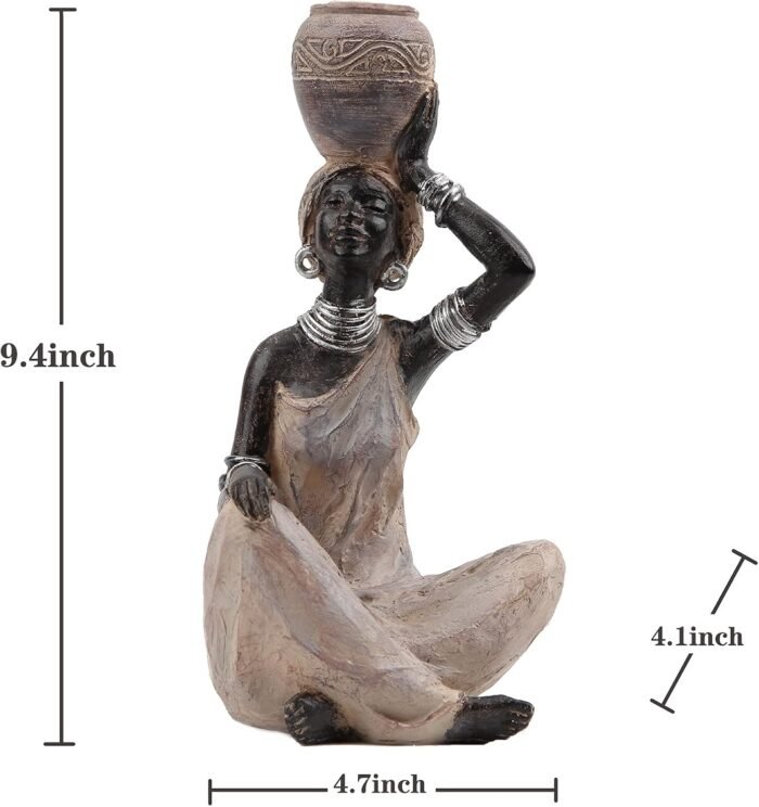 Leekung African Statue for Home Decoration,African Statues and Sculptures Table ... - Image 3