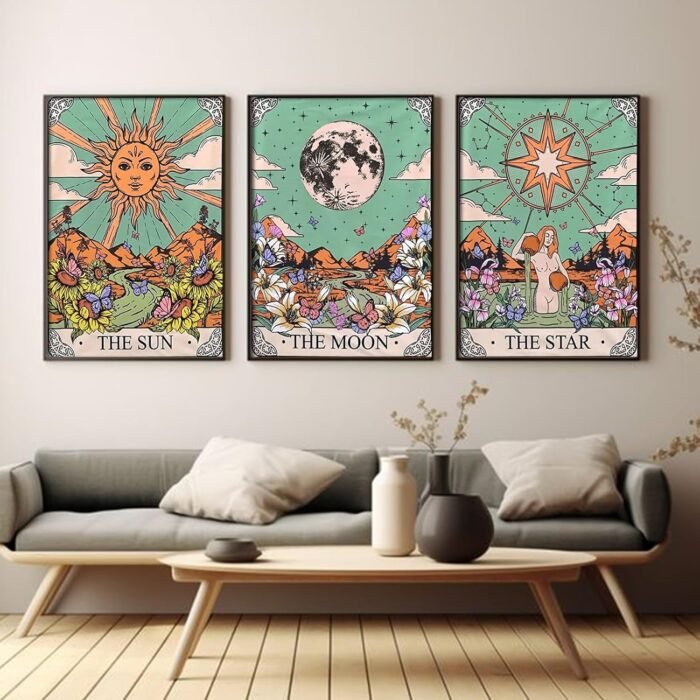 AIBOERL 3 Pack Diamond Painting Kits for Adults,Tarot 5D Diamond Art Kits for Be... - Image 3