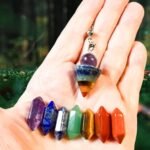 7 Chakra Pendulum & Double Points for Dowsing & Divination, Chakra Balancing Ene... - Image 4
