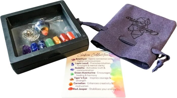 7 Chakra Pendulum & Double Points for Dowsing & Divination, Chakra Balancing Ene... - Image 5