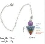 7 Chakra Pendulum & Double Points for Dowsing & Divination, Chakra Balancing Ene... - Image 6