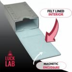Luck Lab Leather Tarot Card Case/Holder - Grey - For Most Standard Size Tarot Ca... - Image 4