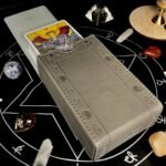 Luck Lab Leather Tarot Card Case/Holder - Grey - For Most Standard Size Tarot Ca... - Image 5