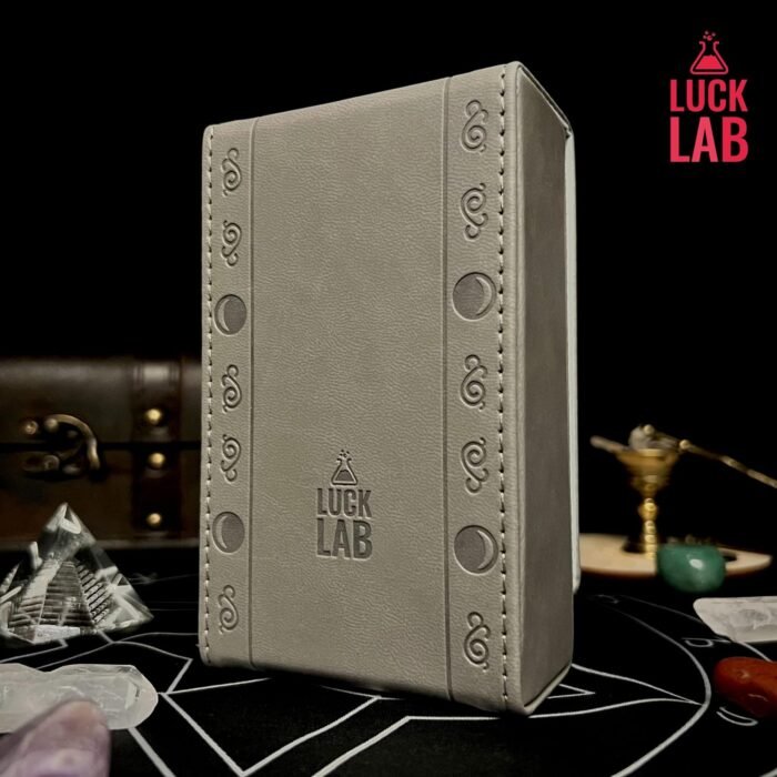 Luck Lab Leather Tarot Card Case/Holder - Grey - For Most Standard Size Tarot Ca... - Image 7