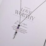 Empath Protection Healing Crystal Necklace Black Tourmaline Hematite Rose Quartz... - Image 6