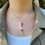 Empath Protection Healing Crystal Necklace Black Tourmaline Hematite Rose Quartz... - Image 8