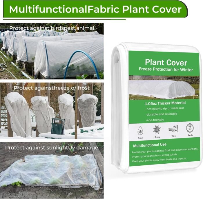 10x50FT Plant Covers Freeze Protection, Garden Floating Row Covers for Raised Be... - Image 3