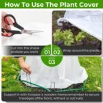 10x50FT Plant Covers Freeze Protection, Garden Floating Row Covers for Raised Be... - Image 5